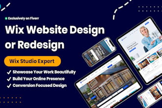 wix website design or wix website redesign