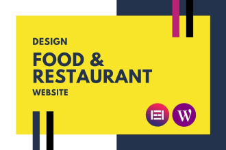 design restaurant food ordering website with wordpress