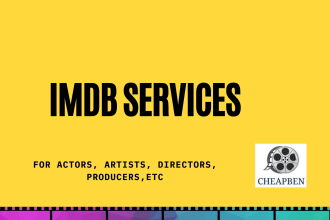 create imdb page for your film