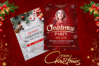 design party flyer christmas flyer event flyer design