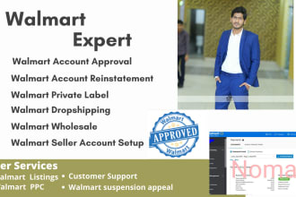 be your walmart virtual assistant and walmart dropshipping wfs
