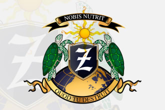 design professional  luxury heraldic, coat of arms logo
