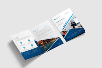 design superb brochure, company profile, business proposal