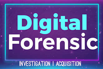 do digital forensic ,cyber crime investigation and reports