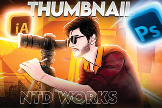 design clickbait eye catchy youtube thumbnails