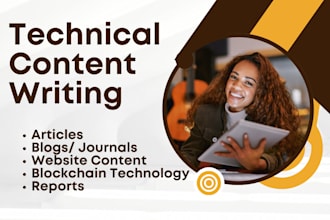 be your SEO technical article and website content writer