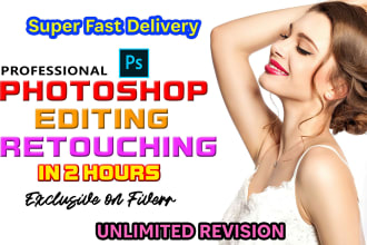 do professional photoshop editing and image retouching