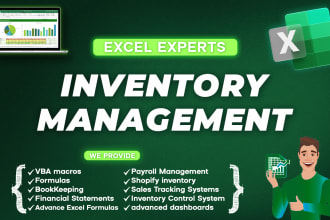 build custom inventory systems in excel or web