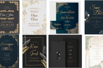 design high level custom wedding cards and business cards