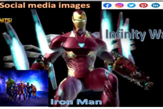 design ultimate gaming banner, facebook cover