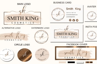 do signature, beauty, cosmetic spa hair salon logo