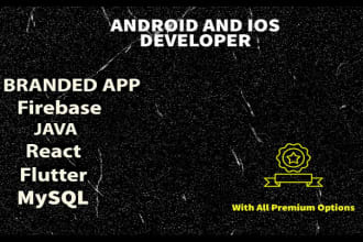 develop IOS app iphone and android app or cross platform