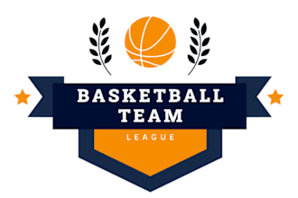 design creative basketball logo for you in just 1 day