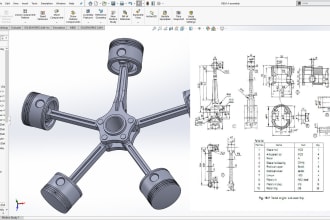 convert your 2d drawing or picture to 3d model by solidworks