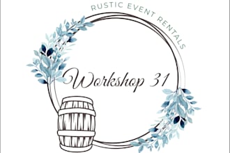design wedding logo, wedding monogram or wedding initials with source file