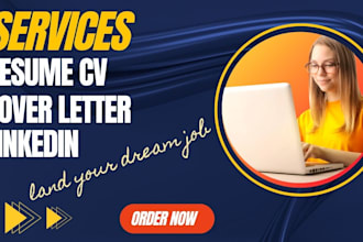 write professional resume and cover letter