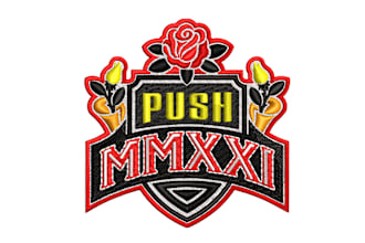 embroidery digitizing, convert to dst, pes vp3 in 1hr