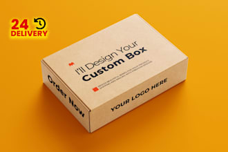 design mailer box, card box, gift box and box with lid in 3d