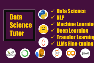 be your tutor for data science, machine learning, and nlp