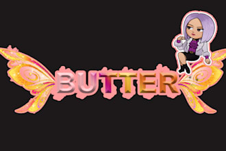 create  japanese style logo for v tuber and streamer