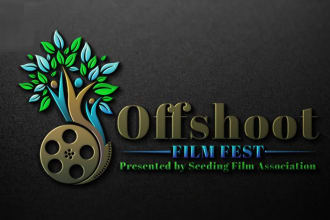 design creative film logo with satisfaction guaranteed