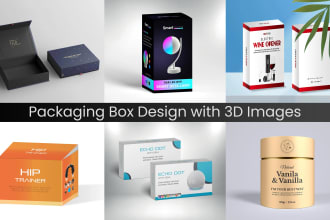 design a pixel perfect packaging box design with die cut