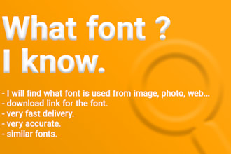 identify or find any font you want on anything very fast