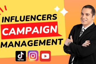 manage influencer campaigns and deals with influencers for your brand