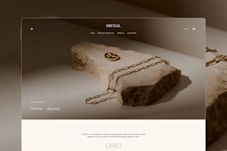 design and develop a shopify website