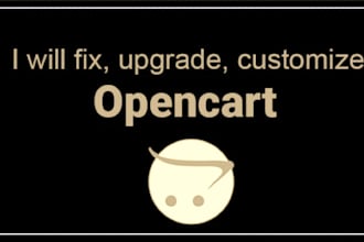 fix open cart errors, bugs and resolve opencart issues