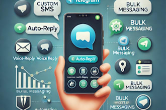 build custom SMS, voice call, or telegram bots for business