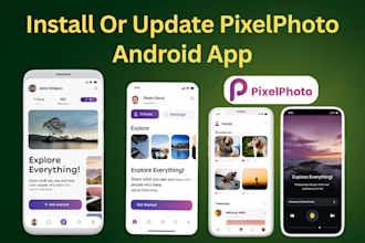 install or update pixelphoto android app