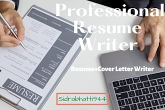write a professional resume, cv, and cover letter