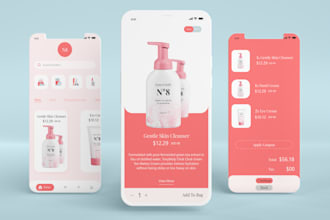 Top 10!  design ui ux or prototype wireframe for web or mobile