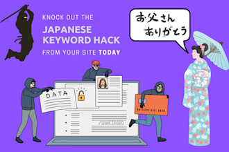 do japanese keyword hack removal service and remove serp URL