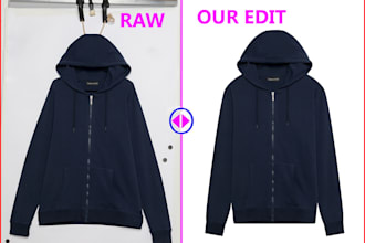 do clothing photo editing ghost mannequin neck joint quickly