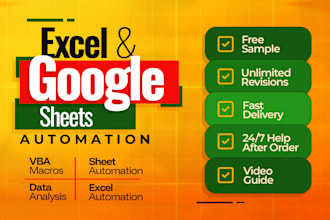 automate excel spreadsheet, vba, formulas and google sheets
