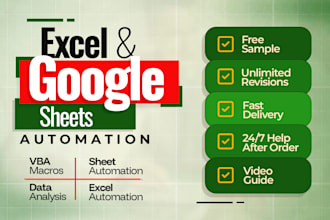 automate excel spreadsheet, vba, formulas and google sheets