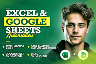 automate excel macros, vba, formulas and google sheets