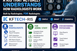 set up ris radiology information system