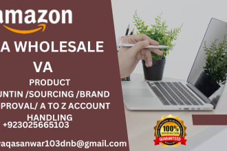 be your amazon fba wholesale virtual assistant