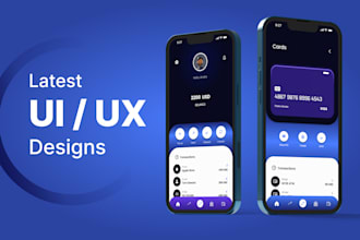 do figma website ui ux and mobile app ui ux with the latest design