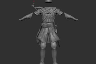 sculpt any 3d models for 3d printing in zbrush and blender