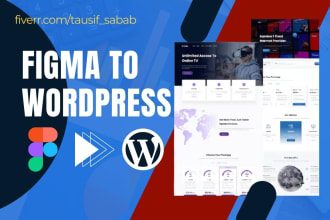 clone figma to wordpress website or design landing page by elementor pro