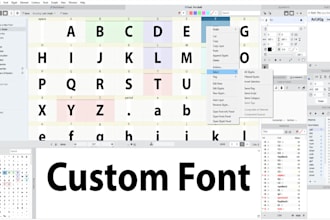 make your custom font based on your requirement, any font edits