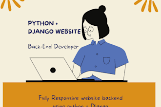create dynamic website with complete backend using python and django or fastapi