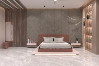 do commercial interior design and 3d visualization