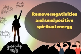 remove negativities and send positive spiritual energy towards you