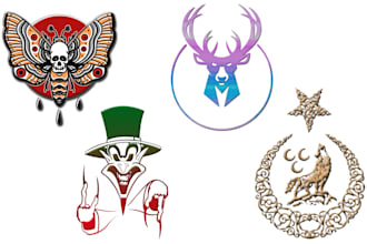 make vector and catchy logo with revisions