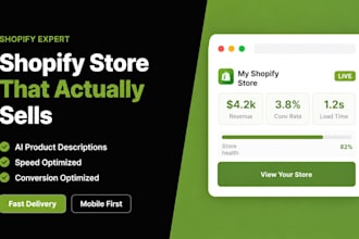 build a custom shopify store with ai content and speed optimization